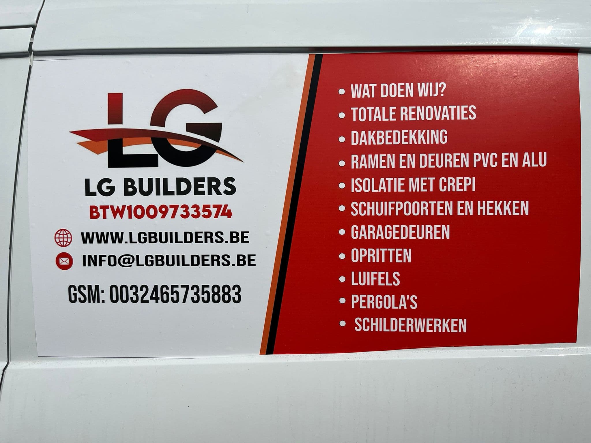 LG Builders truck